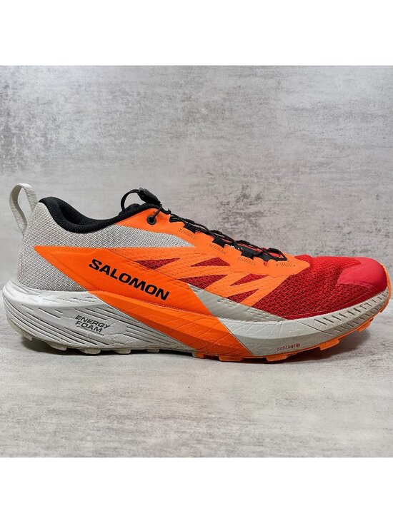 Salomon Sense Ride 5 Trail Running Shoes - Men\'s Size 13 - Red Orange main image 5